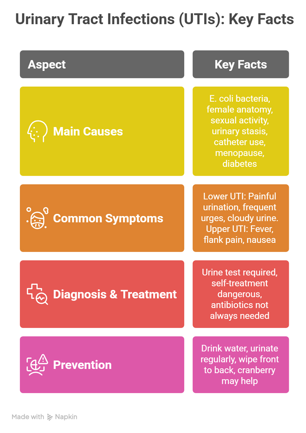 Urinary Tract Infection Causes